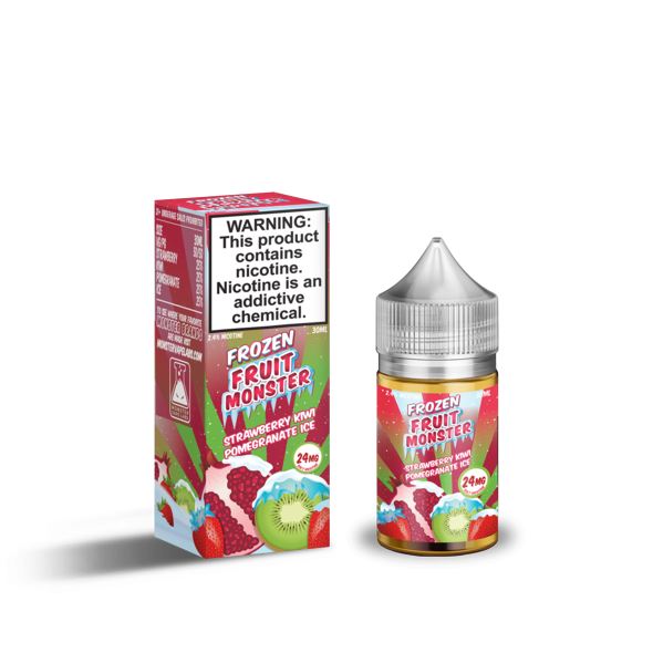 Frozen Fruit Monster Salt - Strawberry Kiwifruit - Vapoureyes NZ