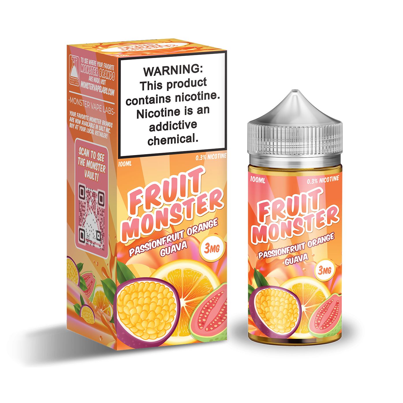 Fruit Monster - Passionfruit Orange - Vapoureyes NZ