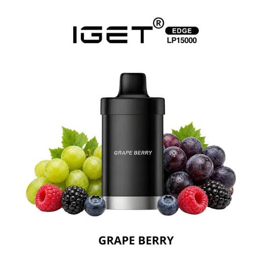 iGET Edge LP15000 Pods - Grape Berry - Vapoureyes