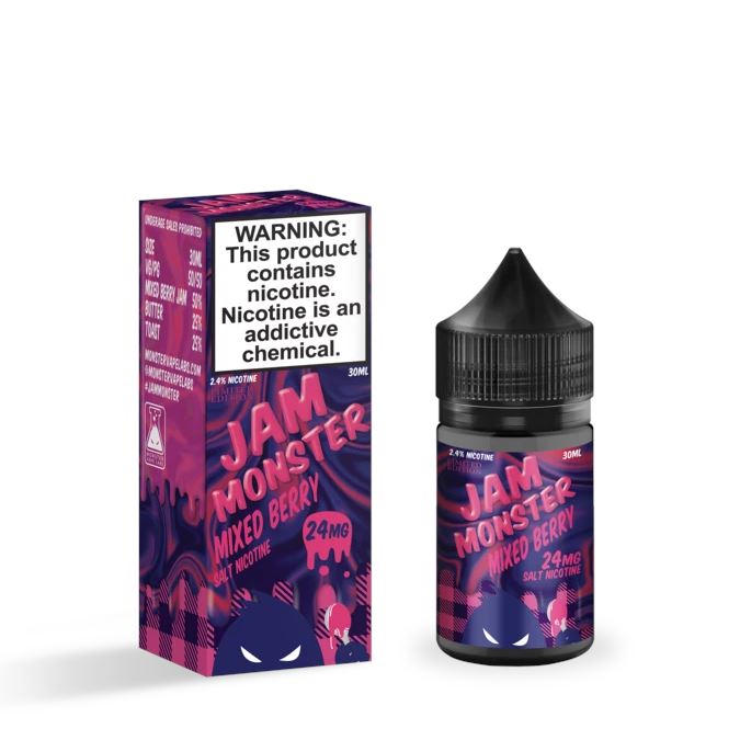 Jam Monster Salt - Berries - Vapoureyes NZ