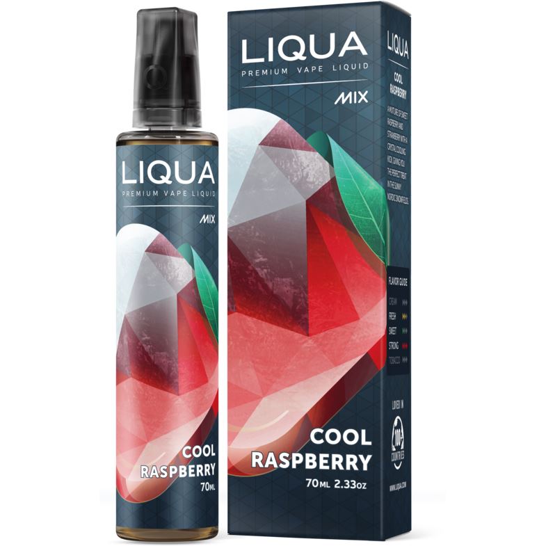 Liqua Mix Cool - Raspberry - Vapoureyes NZ