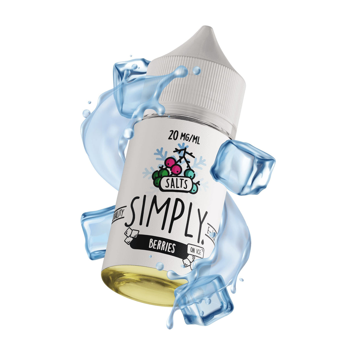 Simply Salts On Ice - Berries - Vapoureyes NZ