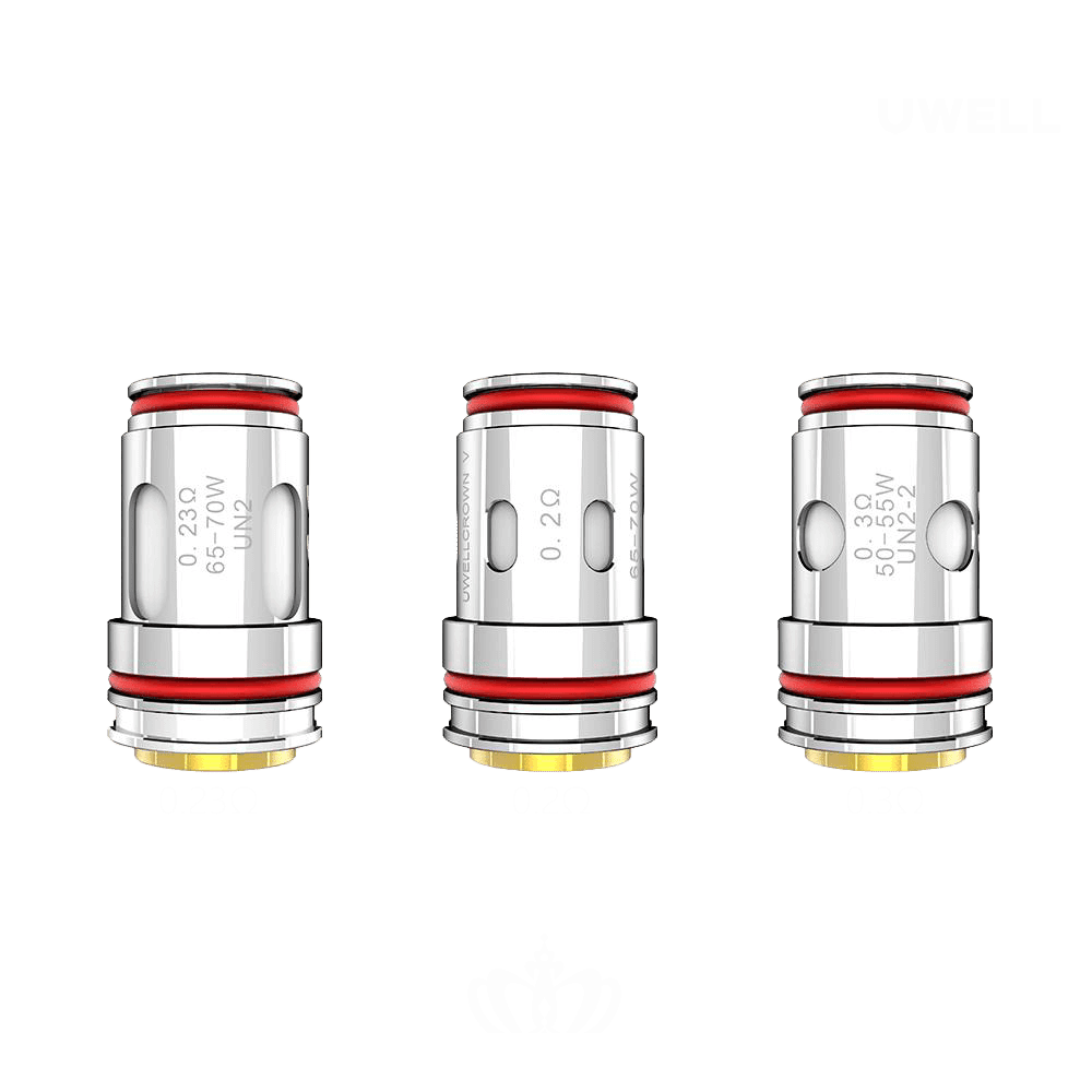 Uwell - Crown 5 Replacement Coils (4 Pack) - Vapoureyes NZ