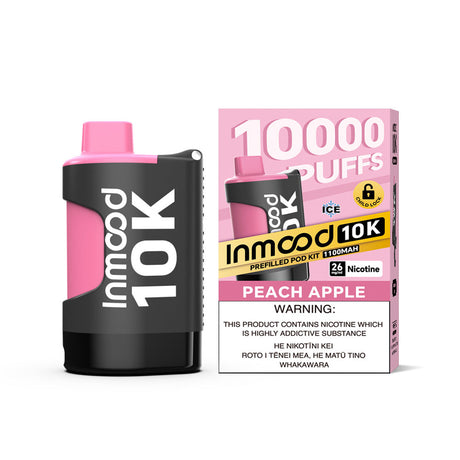 Inmood 10K Prefilled Pod Kit - Peach Apple