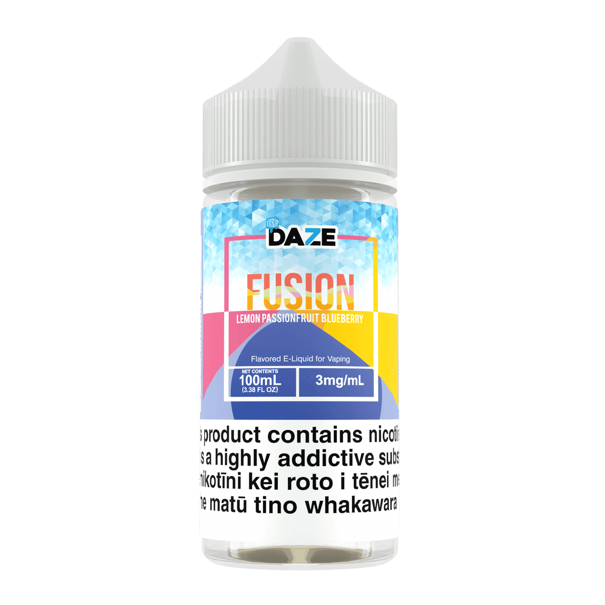 7DAZE Fusion Iced - Lemon Passionfruit Blueberry - Vapoureyes