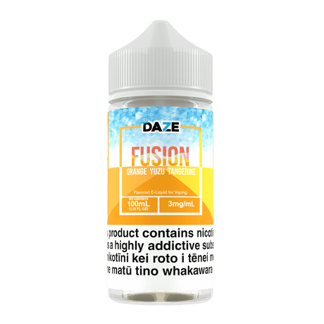 7DAZE Fusion Iced - Orange Yuzu Tangerine - Vapoureyes