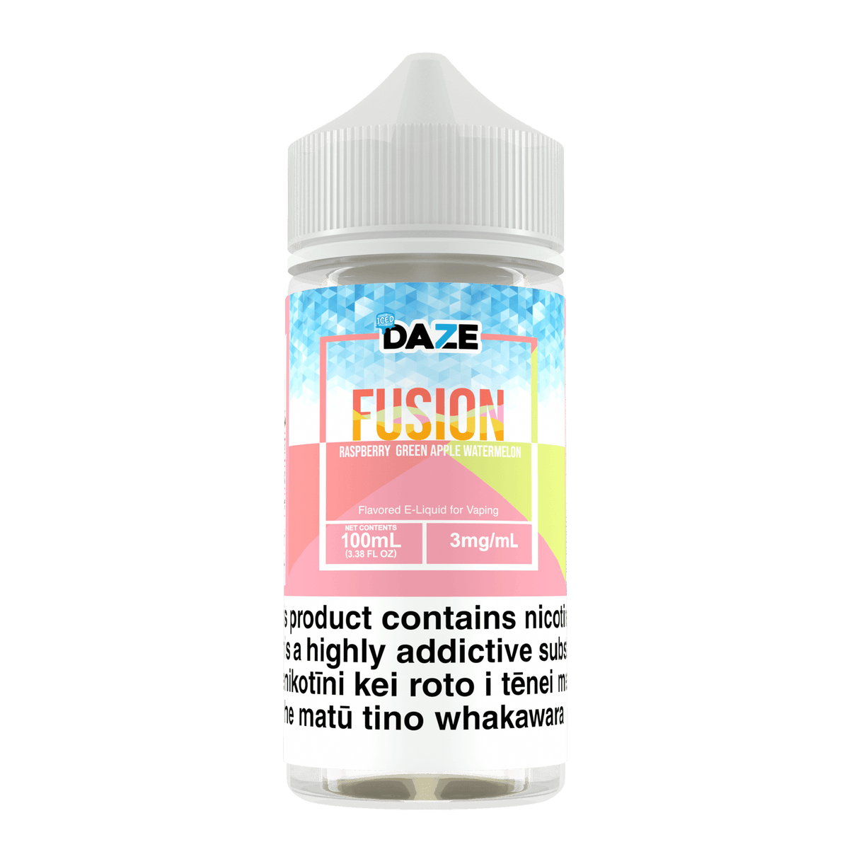 7DAZE Fusion Iced - Raspberry Green Apple Watermelon - Vapoureyes