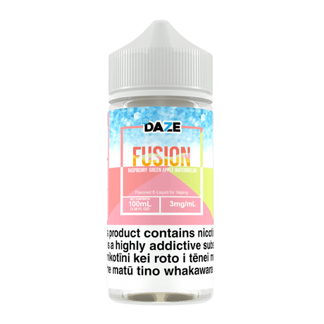 7DAZE Fusion Iced - Raspberry Green Apple Watermelon - Vapoureyes