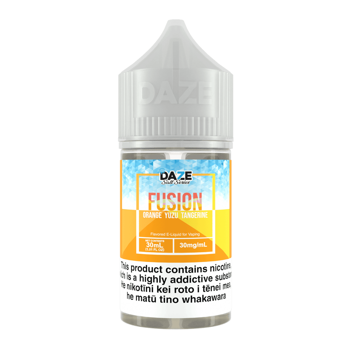 7DAZE Fusion Iced Salts - Orange Yuzu Tangerine - Vapoureyes