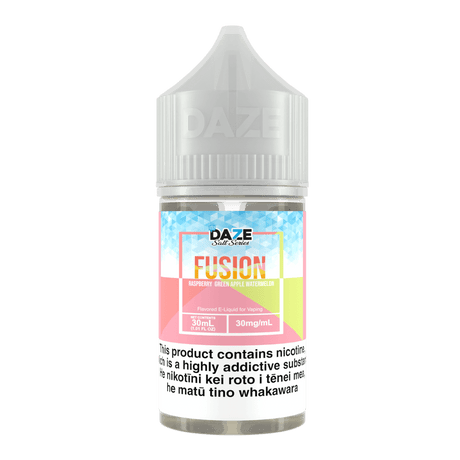 7DAZE Fusion Iced Salts - Raspberry Green Apple Watermelon - Vapoureyes