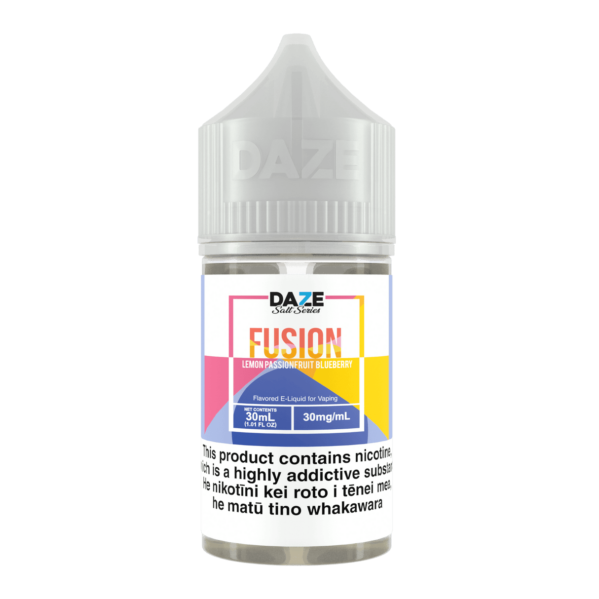 7DAZE Fusion Salts - Lemon Passionfruit Blueberry - Vapoureyes