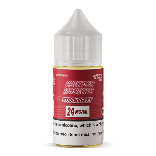 Custard Monster Salt - Strawberry - Vapoureyes