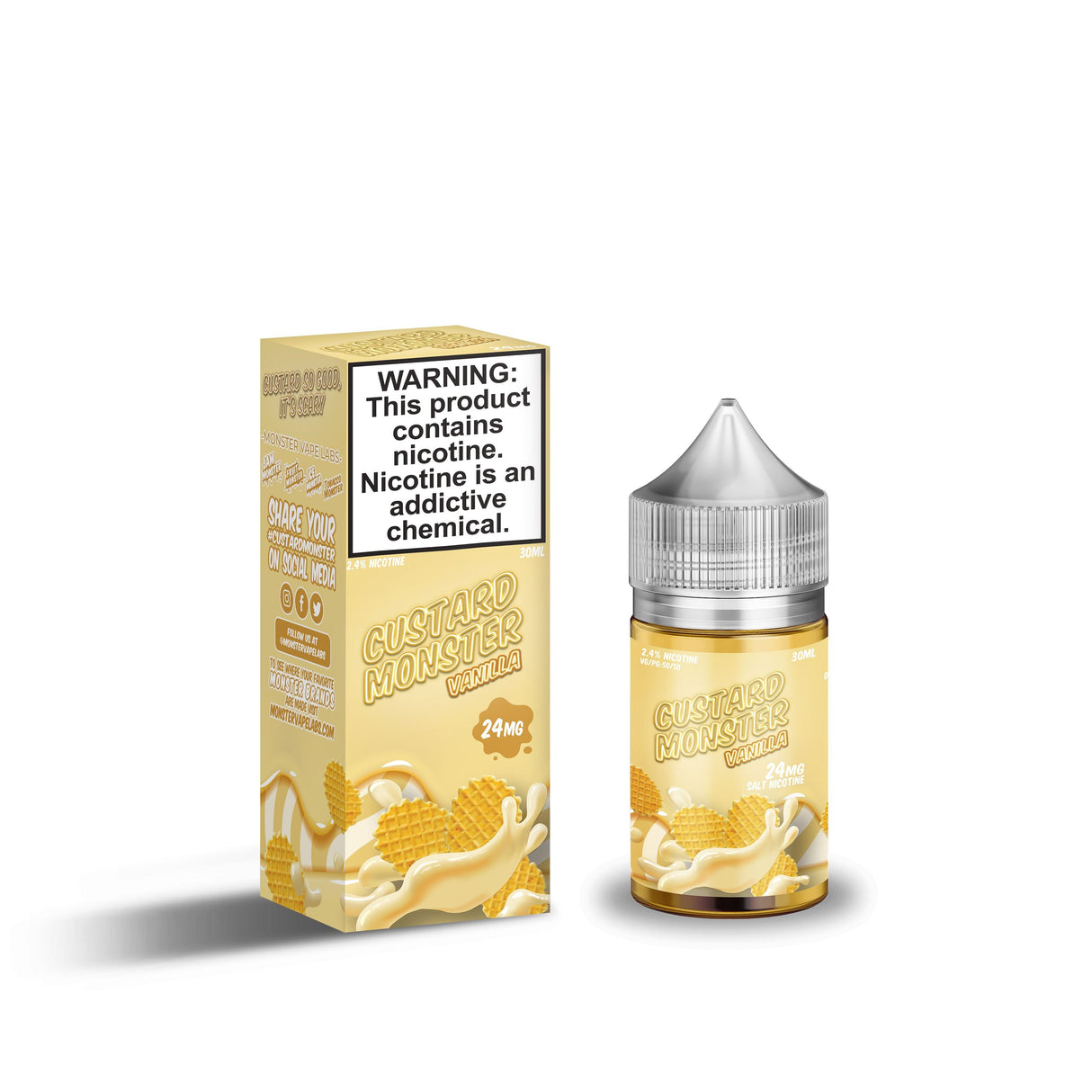 Custard Monster Salt - Vanilla - Vapoureyes