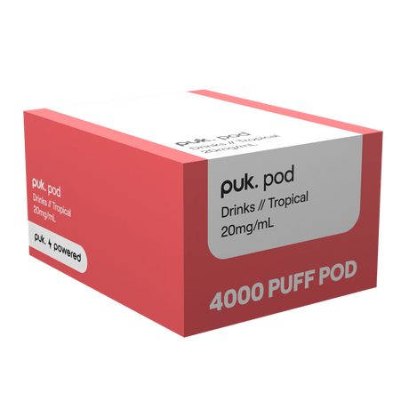 Drinks - puk. Pod Carton - Tropical - Vapoureyes