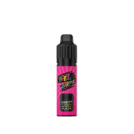 iGET Bar PLUS Kit V3 (10000 Puffs) - Cherry Pomegranate - Vapoureyes