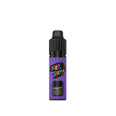 iGET Bar PLUS Kit V3 (10000 Puffs) - Grape Berry - Vapoureyes