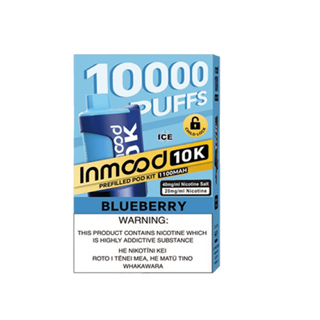 Inmood 10K Prefilled Pod Kit - Blueberry - Vapoureyes