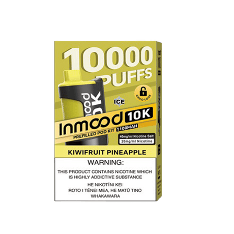 Inmood 10K Prefilled Pod Kit - Kiwifruit Pineapple - Vapoureyes