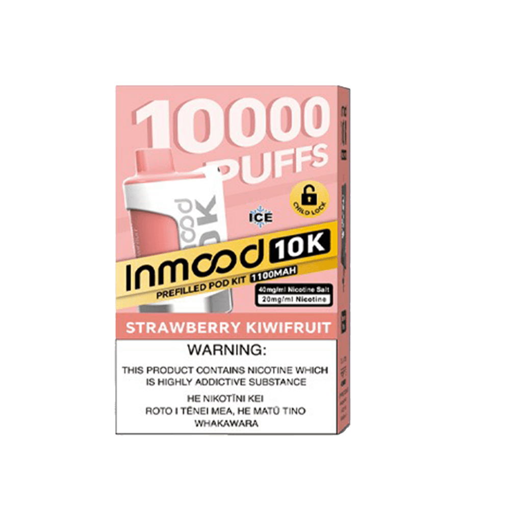 Inmood 10K Prefilled Pod Kit - Strawberry Kiwifruit - Vapoureyes