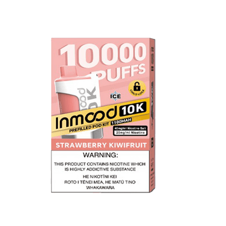 Inmood 10K Prefilled Pod Kit - Strawberry Kiwifruit - Vapoureyes