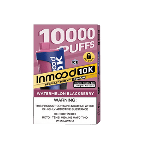 Inmood 10K Prefilled Pod Kit - Watermelon Blackberry - Vapoureyes