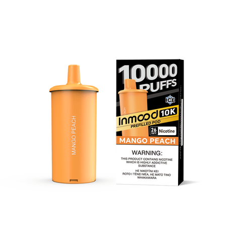Inmood 10K Prefilled Pod - Mango Peach - Vapoureyes