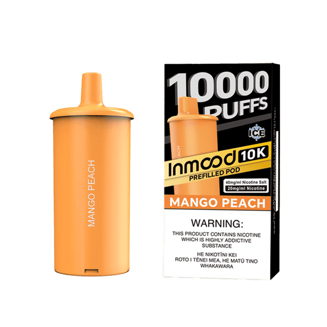 Inmood 10K Prefilled Pod - Mango Peach - Vapoureyes