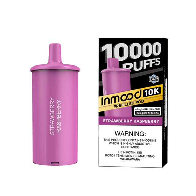 Inmood 10K Prefilled Pod - Strawberry Raspberry - Vapoureyes