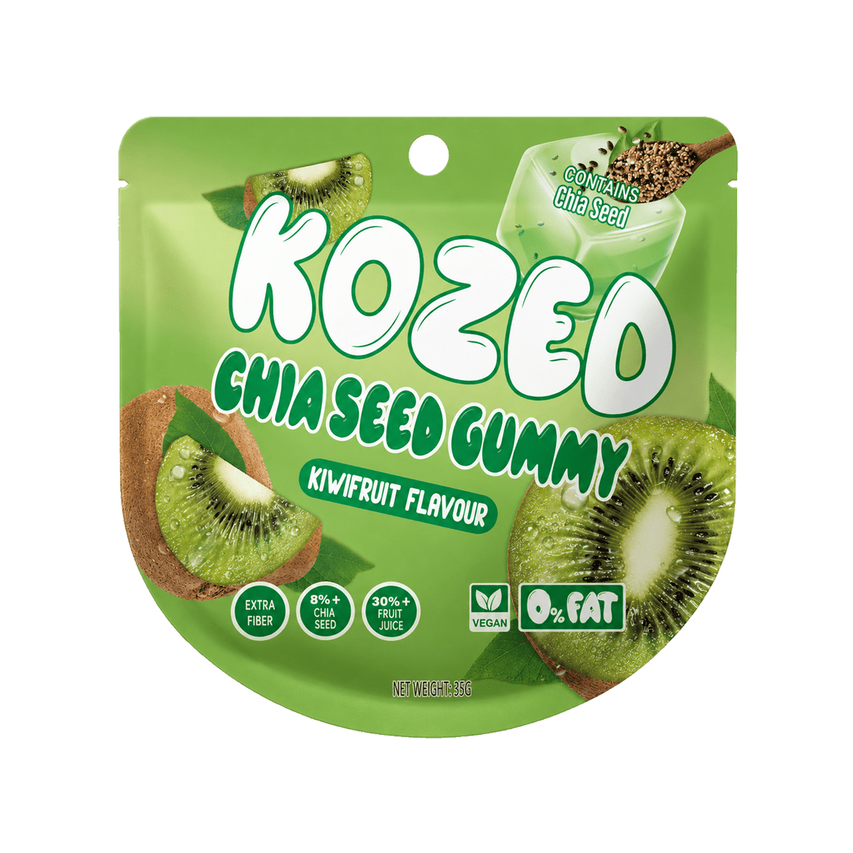 KOZED - Chia Seed Gummy - Kiwifruit - Vapoureyes