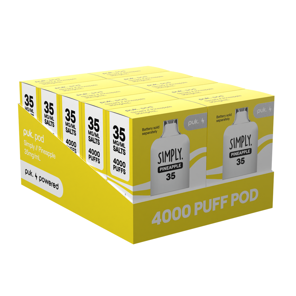 Simply - puk. Pod Carton - Pineapple