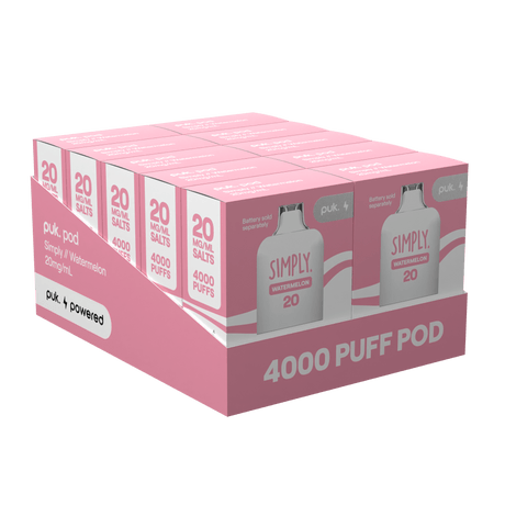 Simply - puk. Pod Carton - Watermelon - Vapoureyes