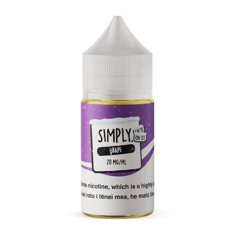 Simply Salts On Ice - Grape - Vapoureyes NZ