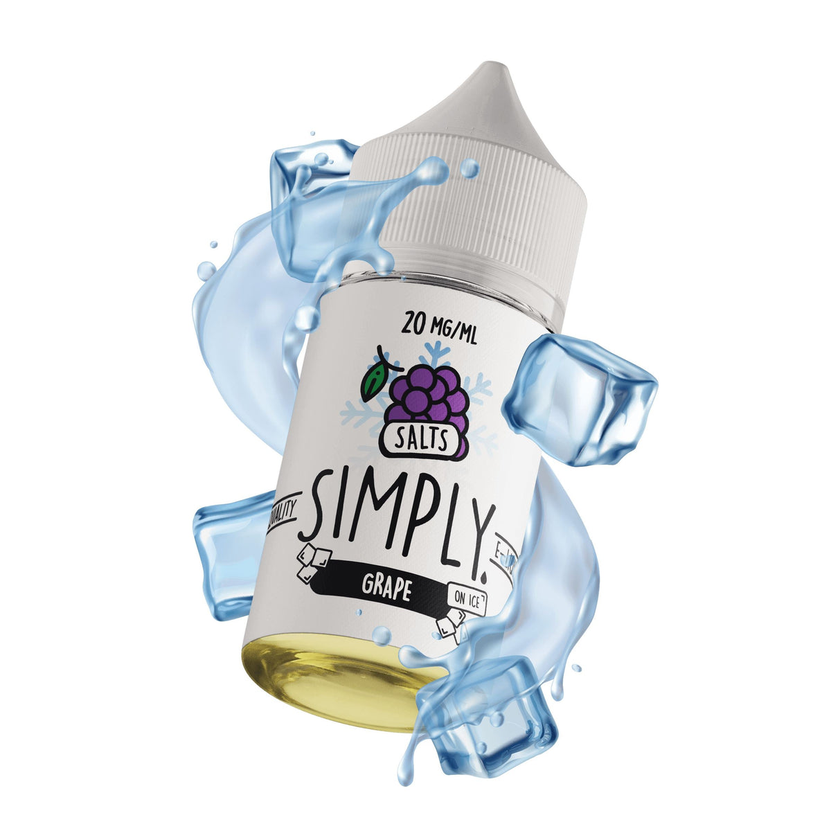 Simply Salts On Ice - Grape - Vapoureyes NZ