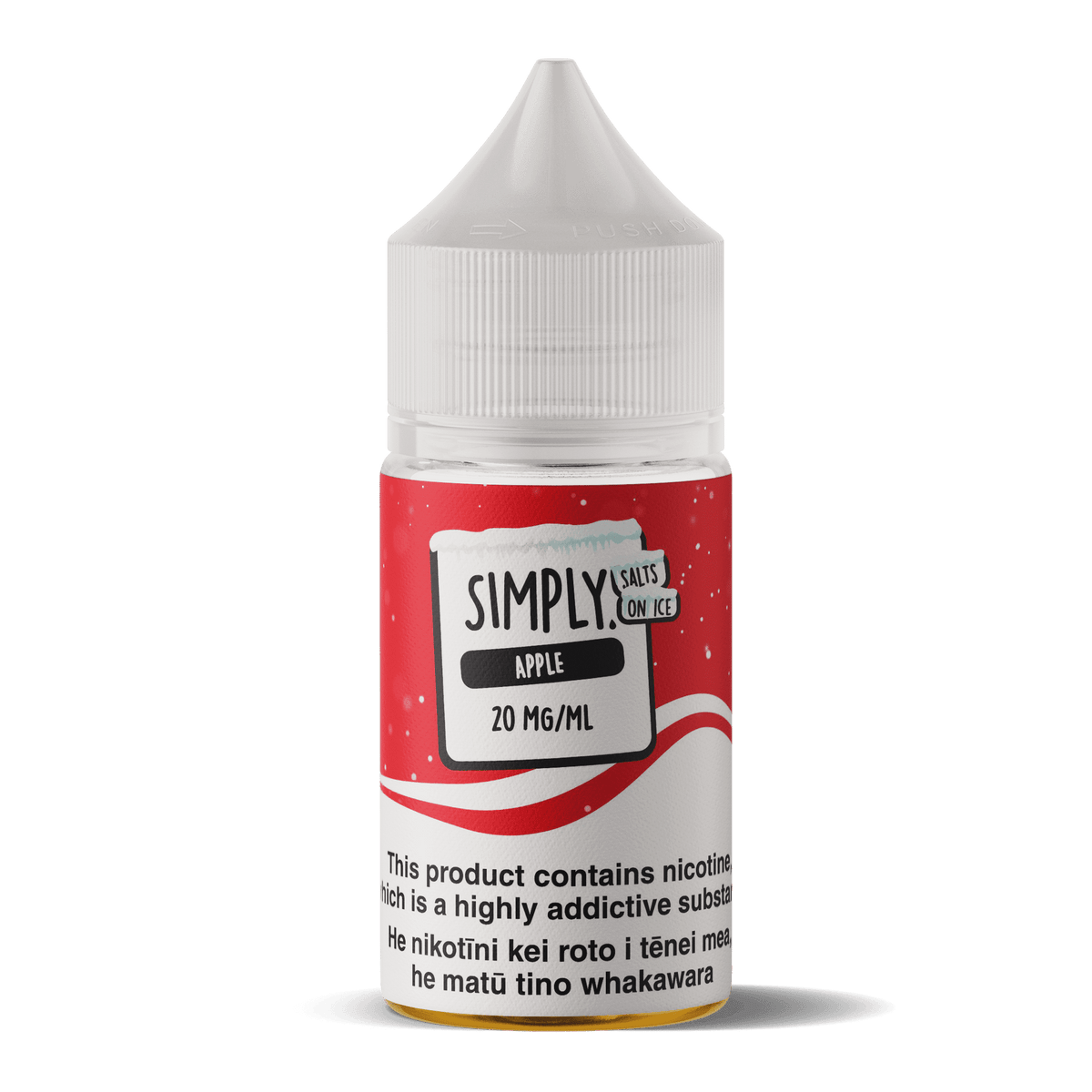 Simply Salts On Ice - Apple - Vapoureyes NZ