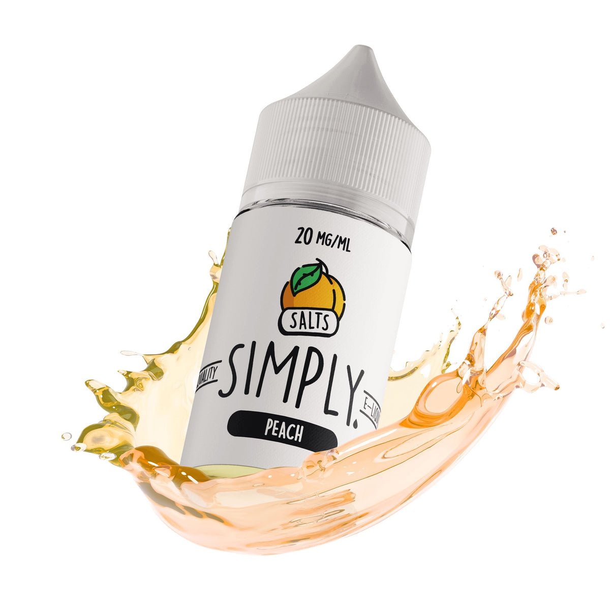 Simply Salts - Peach - Vapoureyes NZ