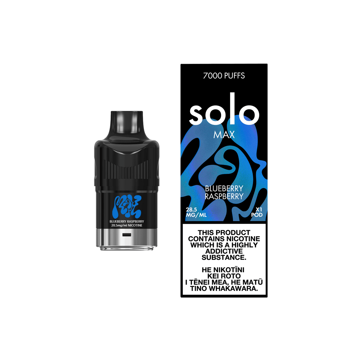 solo MAX Pod - Blueberry Raspberry - Vapoureyes