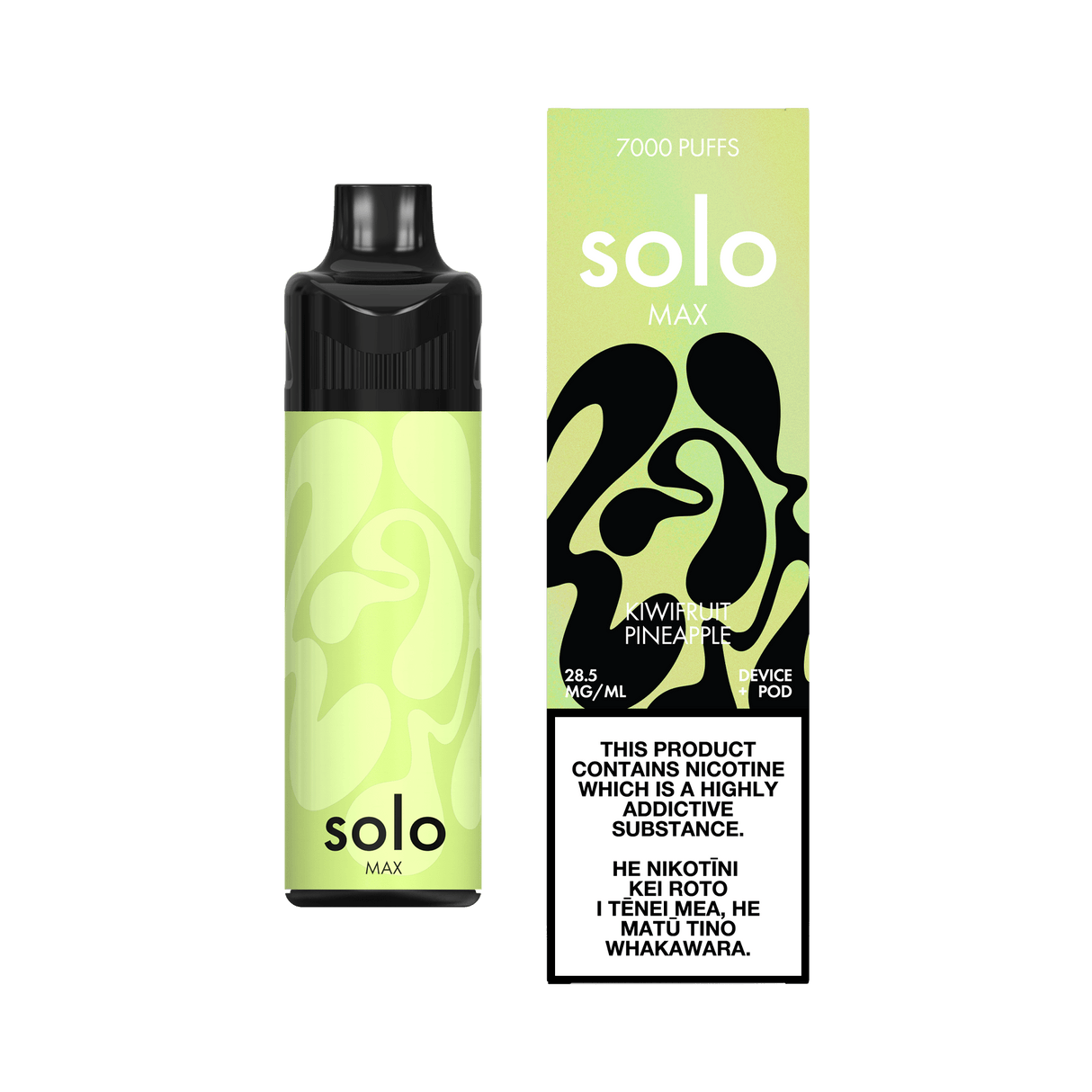 solo MAX Pod Kit (7000 Puffs) - Kiwifruit Pineappple - Vapoureyes