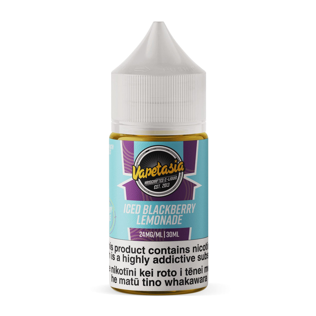 Vapetasia Salts - Iced Blackberry Lemonade - Vapoureyes