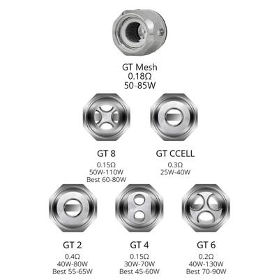 Vaporesso - GT Replacement Coils // NRG, Sky Solo & SMOK Baby Beast